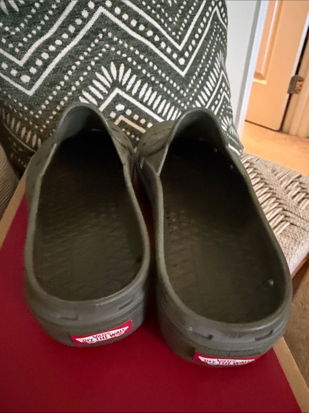 Vans Slip On Mule- Olive - Picture 8 of 8